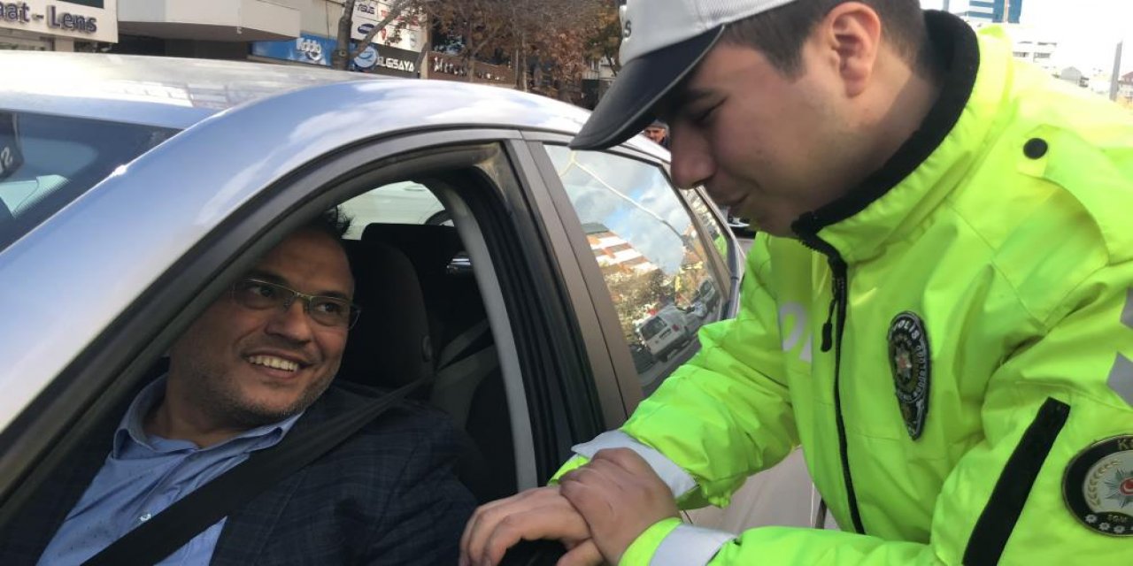 Konyalı görme engelli Ahmet Özkan’ın polis olma hayali gerçekleşti