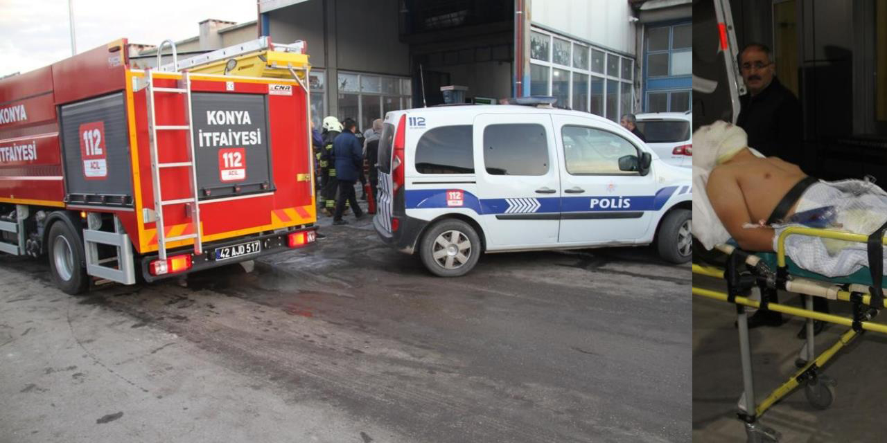 Konya’da LPG’li otomobil patladı: 5 yaralı!