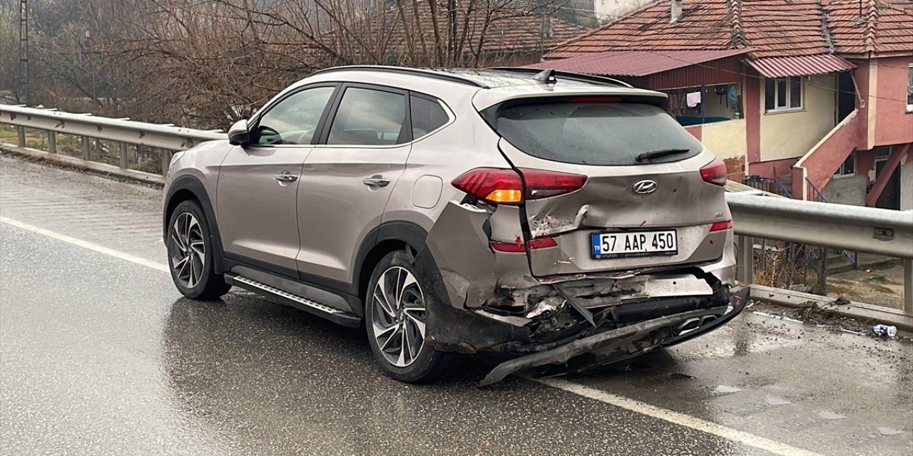 Karayoluna çıkan eşek kazaya neden oldu: 7 yaralı