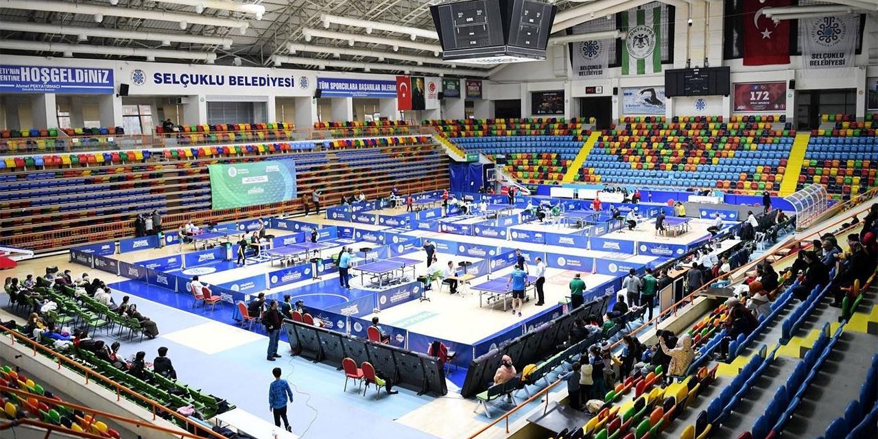 Sporun Merkezi Selçuklu'da Masa Tenisi Turnuvası sona erdi