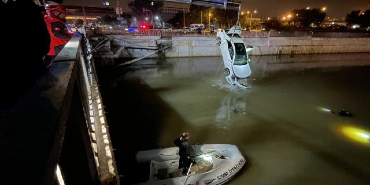 Otomobil çaya düştü: 1 ölü, 3 yaralı