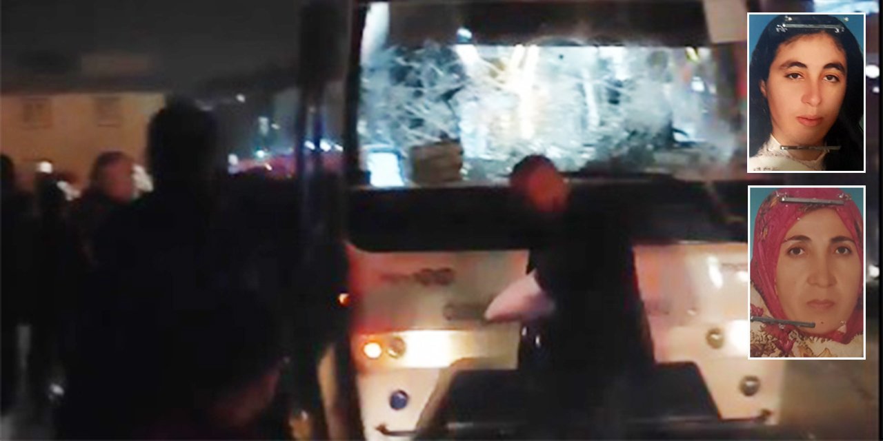 Korkunç kaza anne-kızı ayırdı! Vatandaşlar özel halk otobüsünü taşladı
