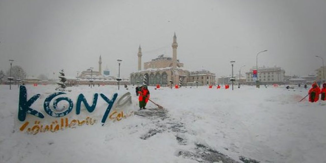 Konya’da yeni hafta önce yağmur sonra karla geliyor