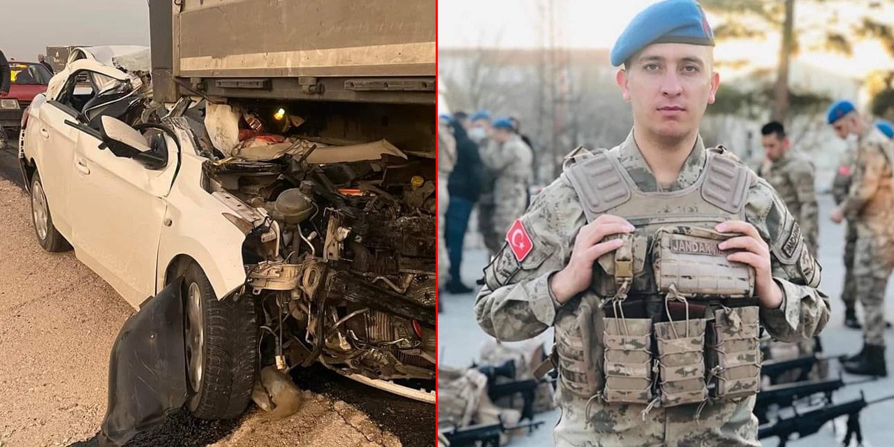 Otomobil TIR’a ok gibi saplandı: Uzman çavuş Kadir Çınar öldü