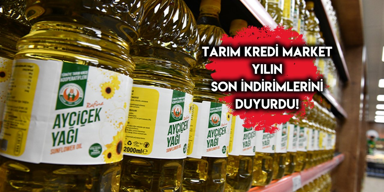 Tarım Kredi Market yılın son indirimlerini duyurdu