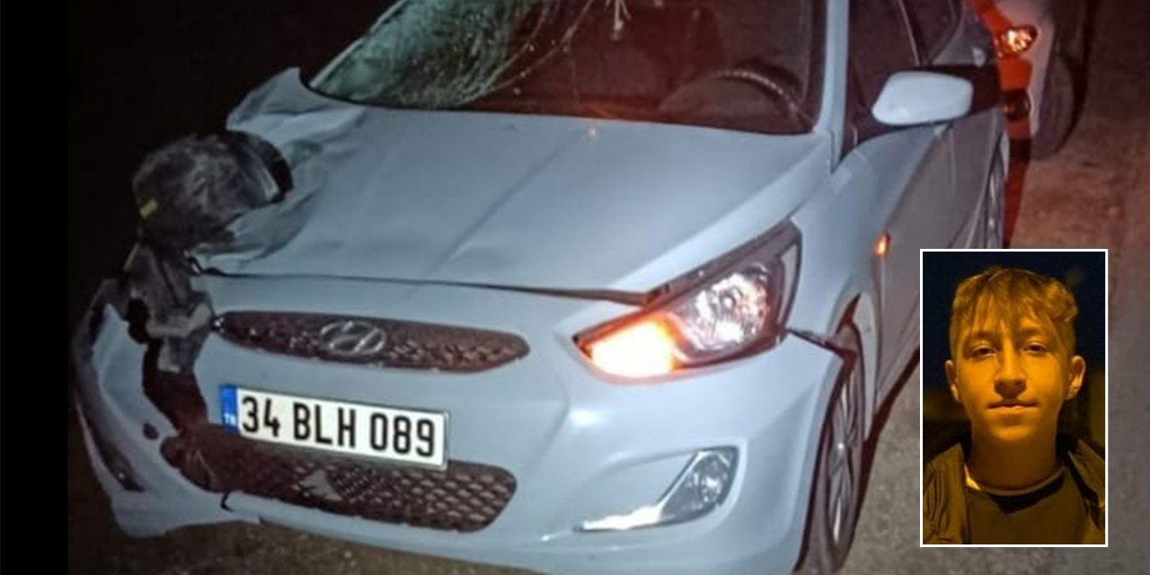 Yolun karşısına geçmek isteyen genç feci şekilde can verdi