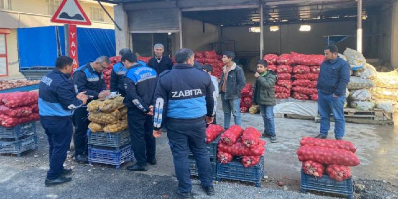 1 ton 250 kilogram çürümüş patates imha edildi