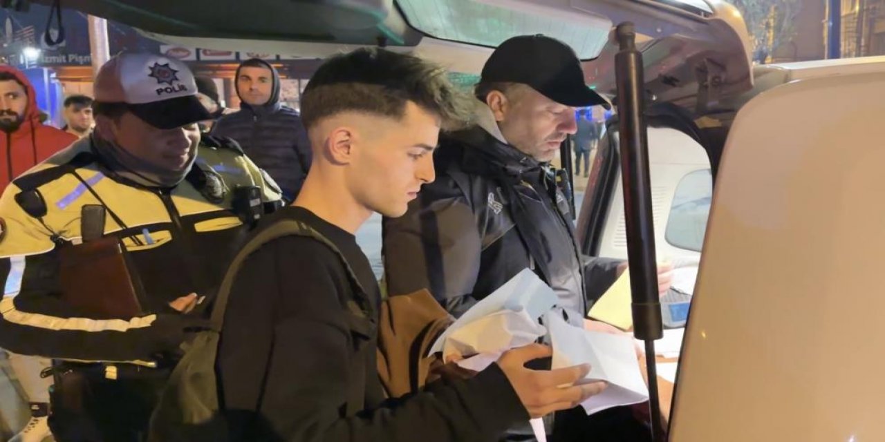 Ehliyeti bir hafta önce alan stajyer sürücü alkollü yakalandı