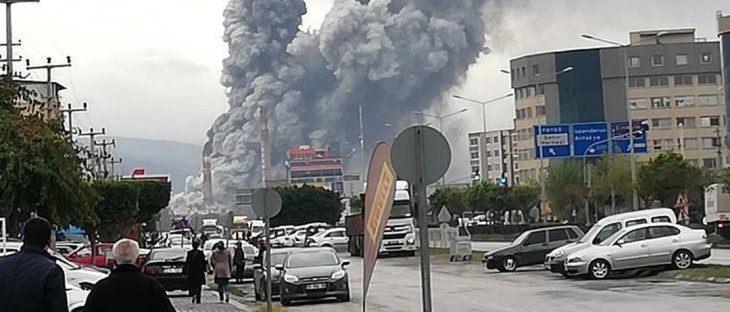 Demir çelik fabrikasında korkutan patlama!