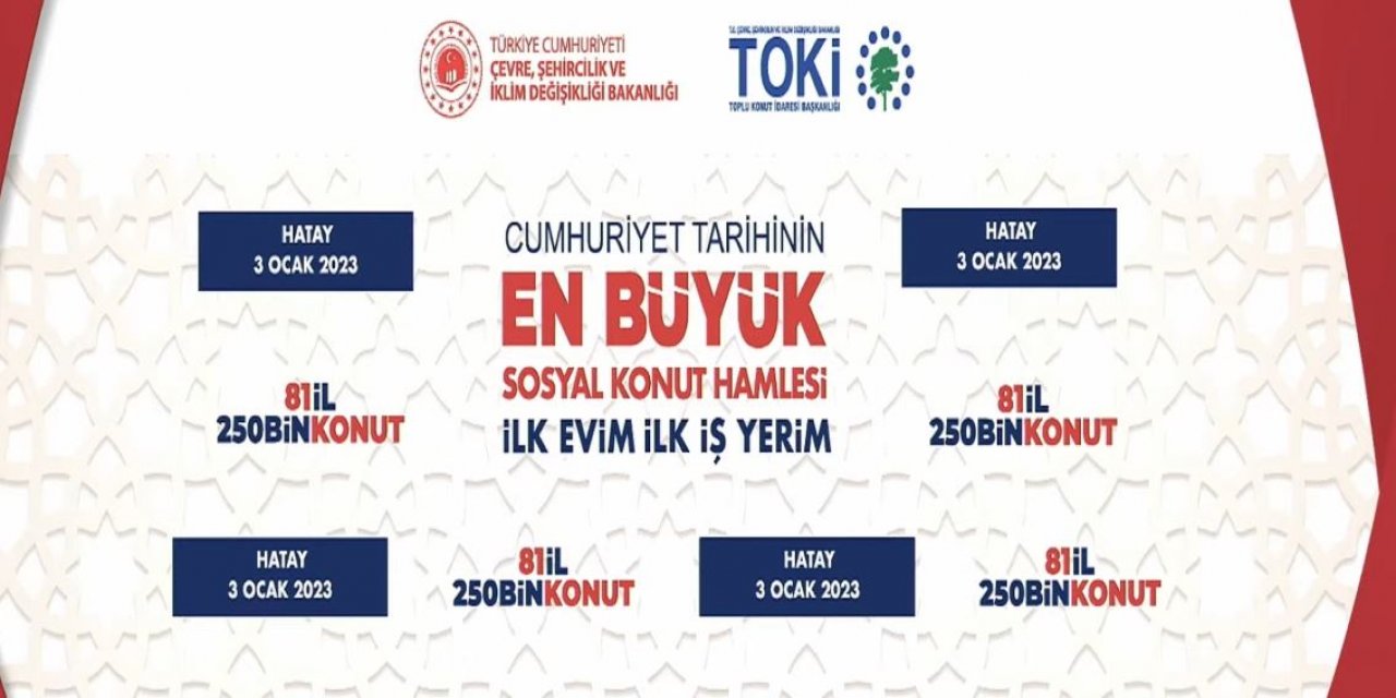 TOKİ Kırıkhan ve Dörtyol kura çekilişi sonucu 2023 I CANLI İZLE