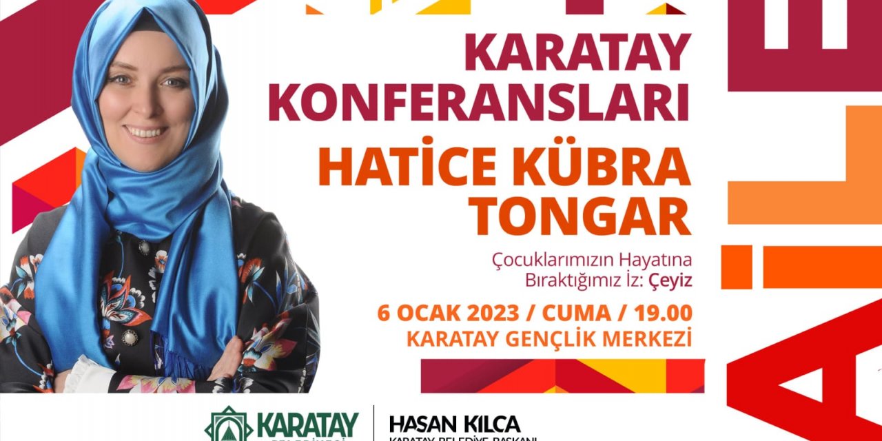 Karatay Konferansları başlıyor