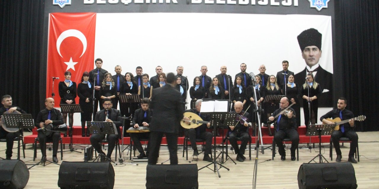 Konya Beyşehir’de Türk Sanat Müziği Korosu konser verdi