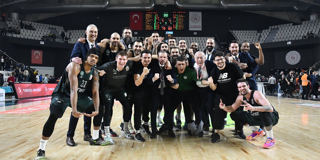 Konyaspor Basketbol 0.4 saniye kala devleşti