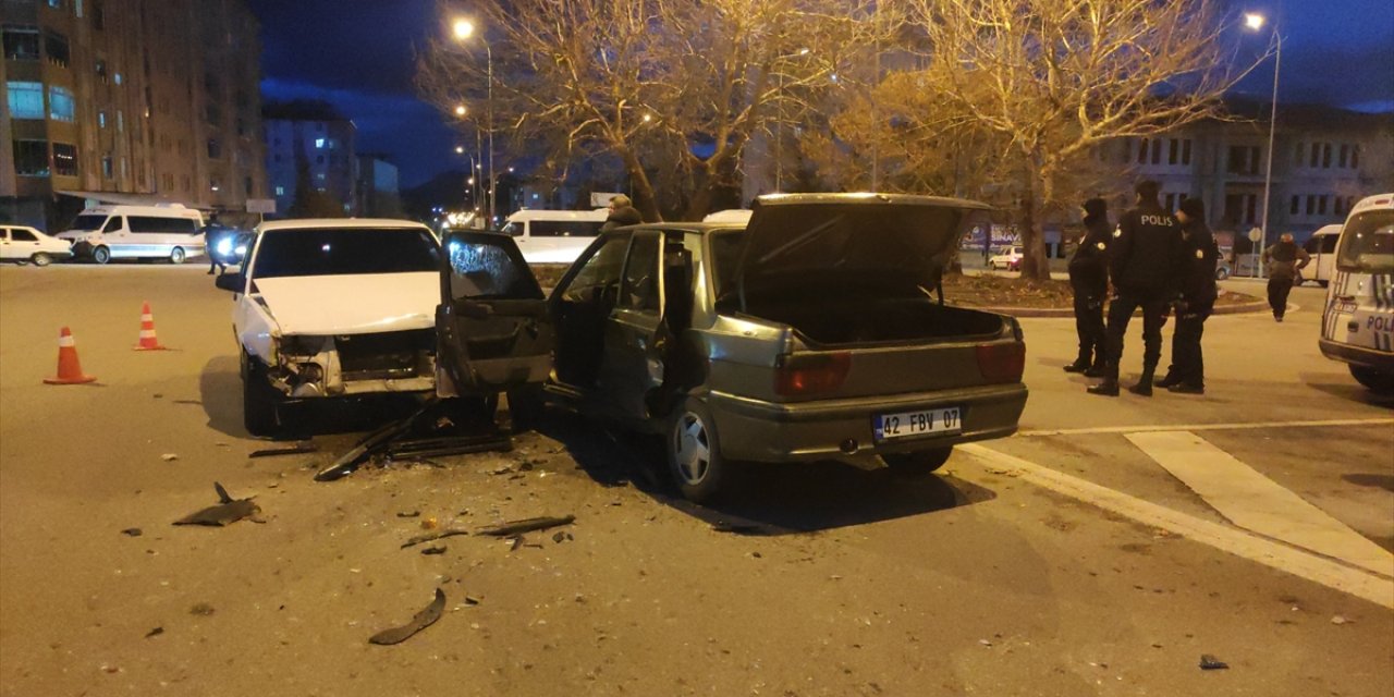 Konya Seydişehir'de trafik kazası: 1 yaralı