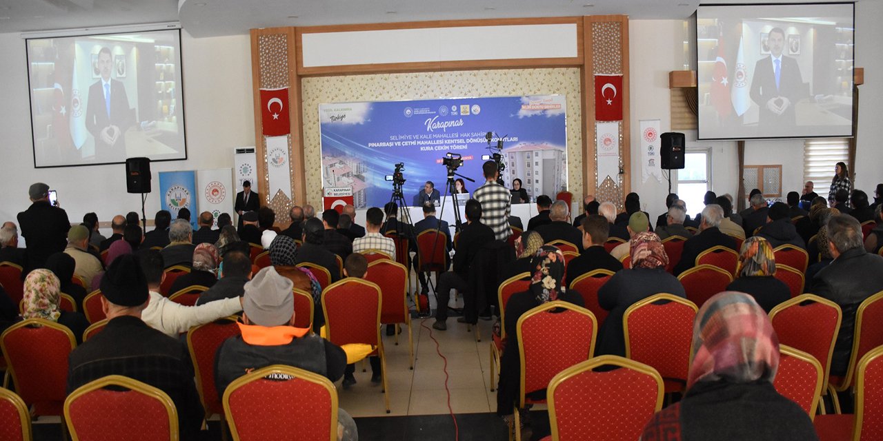 Konya’da 185 TOKİ konutunun hak sahipleri belli oldu
