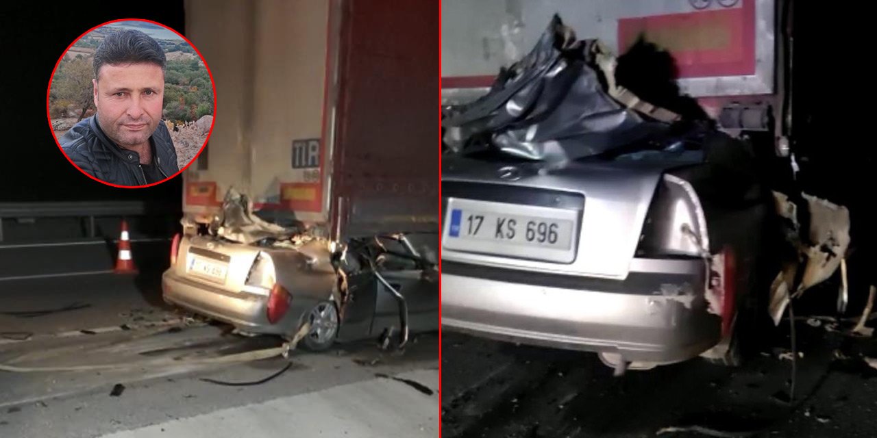 Otomobil TIR’a arkadan çarptı: 1 ölü