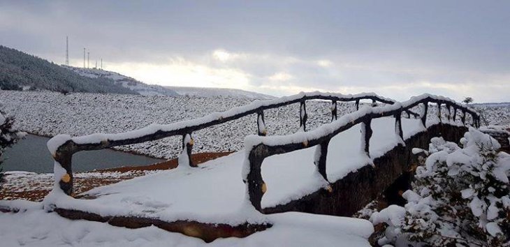 Konya’dan kartpostallık kar manzaraları