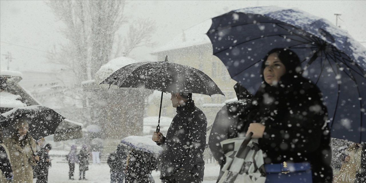 Meteoroloji 14 il için kuvvetli kar yağışı uyarısı yaptı