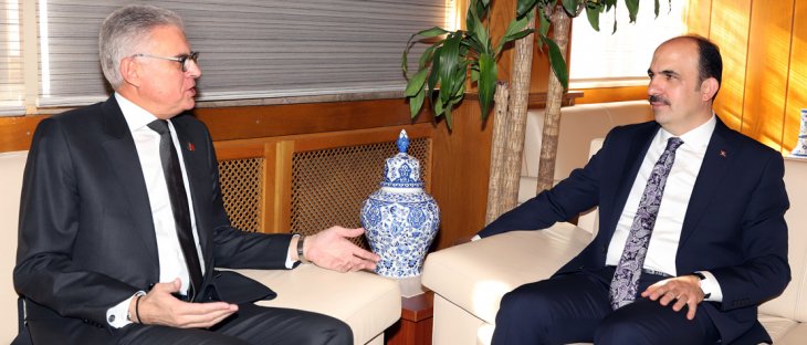 Fas Büyükelçisi Lazreq, Başkan Altay’ı ziyaret etti