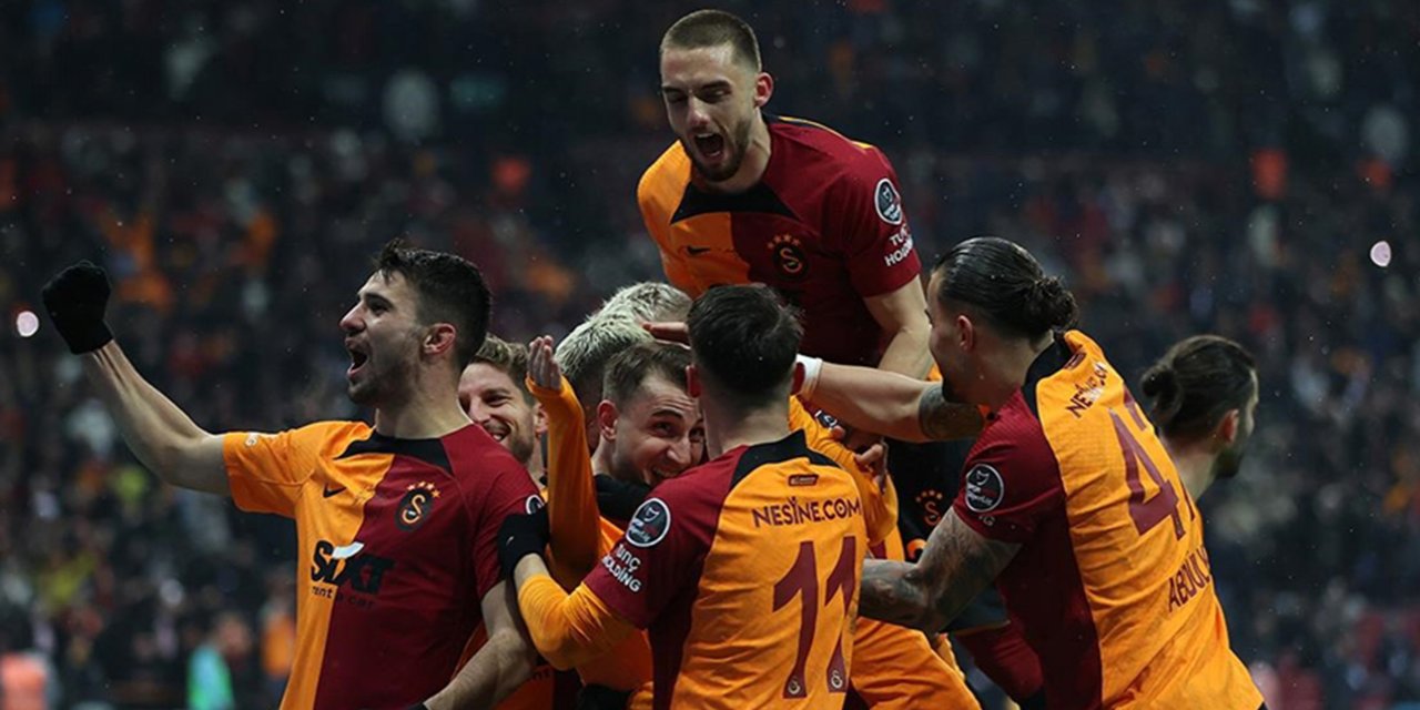 Dev maçta kazanan Galatasaray