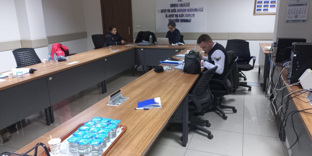 Konya’da AFAD Kriz Merkezi çalışmaya başladı