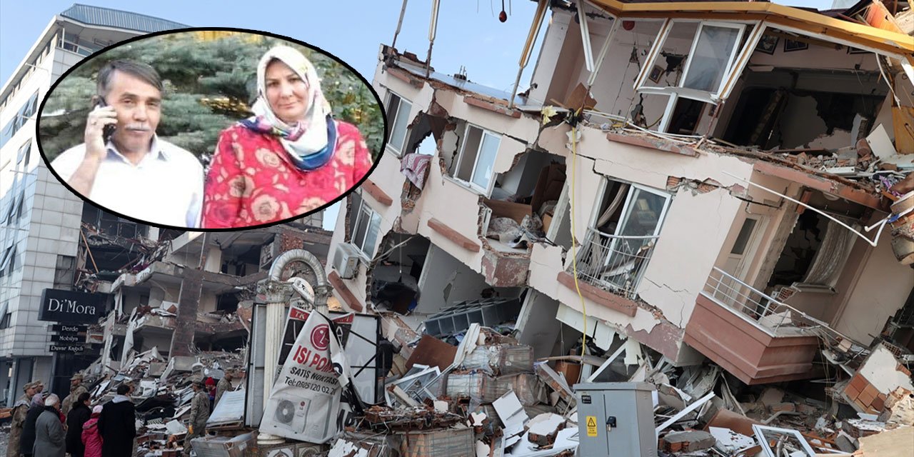 Konya’dan Gaziantep’teki kızlarını ziyarete giden çift, depremde can verdi