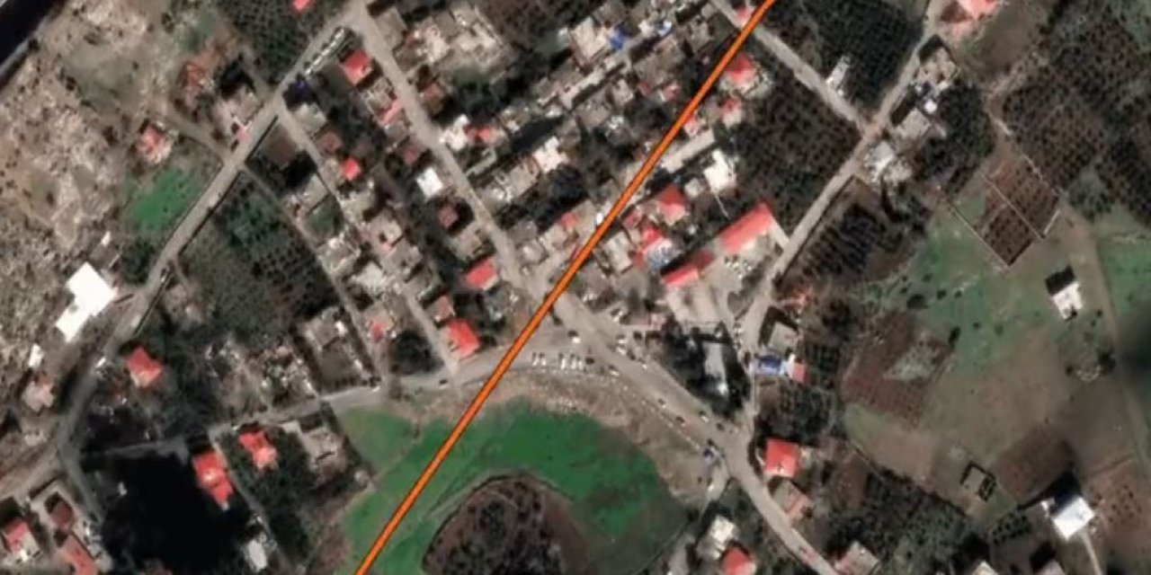 İşte uydudan depremin neden olduğu kayma anı