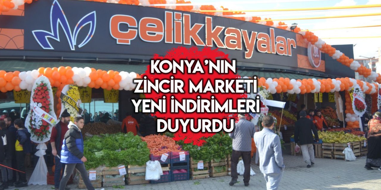 Konya Çelikkayalar Markette ayçiçek yağı bu fiyata düştü
