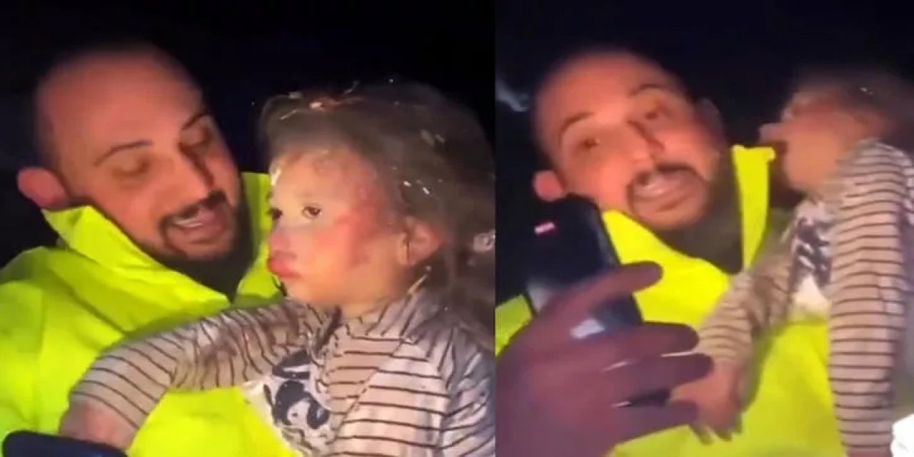 Kurtarma personelinin kucağında video çektiği Azra’dan acı haber