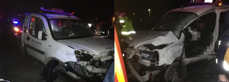 Konya’da yolcu otobüsü hafif ticari araçla çarpıştı: 2 ölü