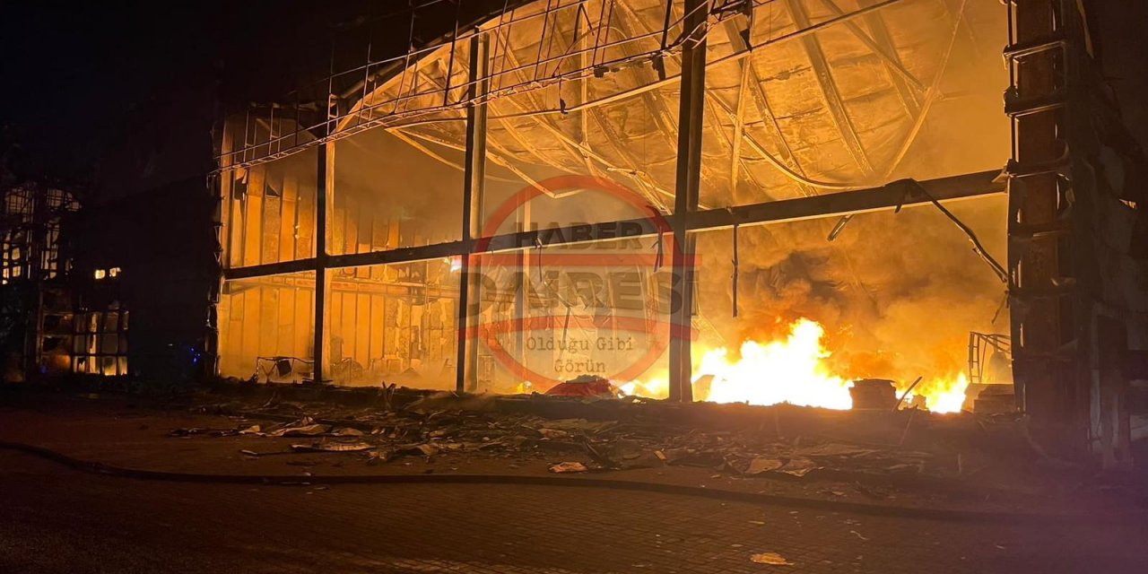 Son Dakika: Konya OSB’de fabrika yangını! Alevler kapladı