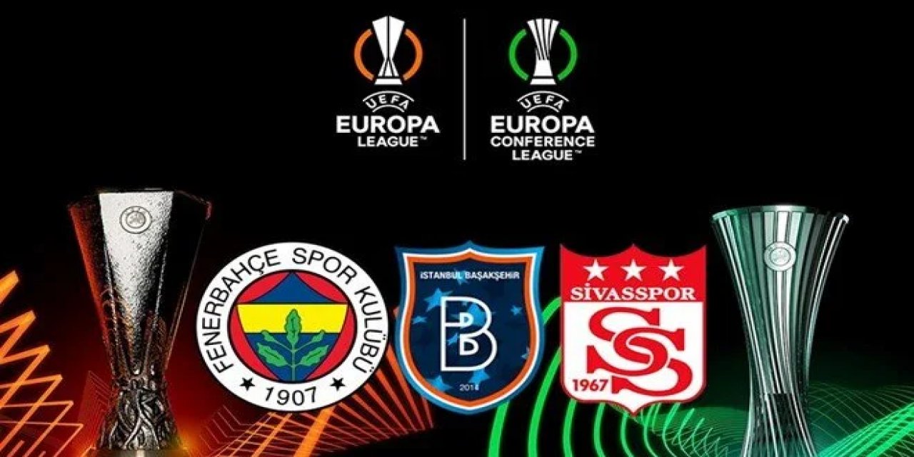 Fenerbahçe, Başakşehir ve Sivasspor’un rakipleri belli oldu