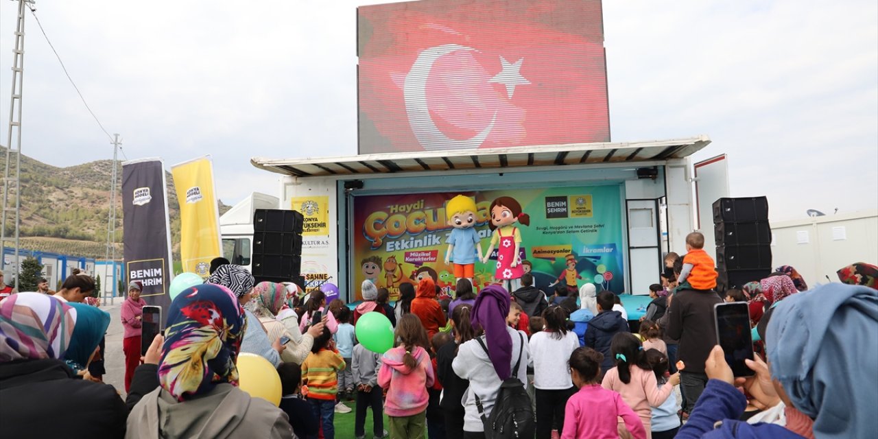 Konya Büyükşehir Belediyesinden depremzede çocuklara özel etkinlikler