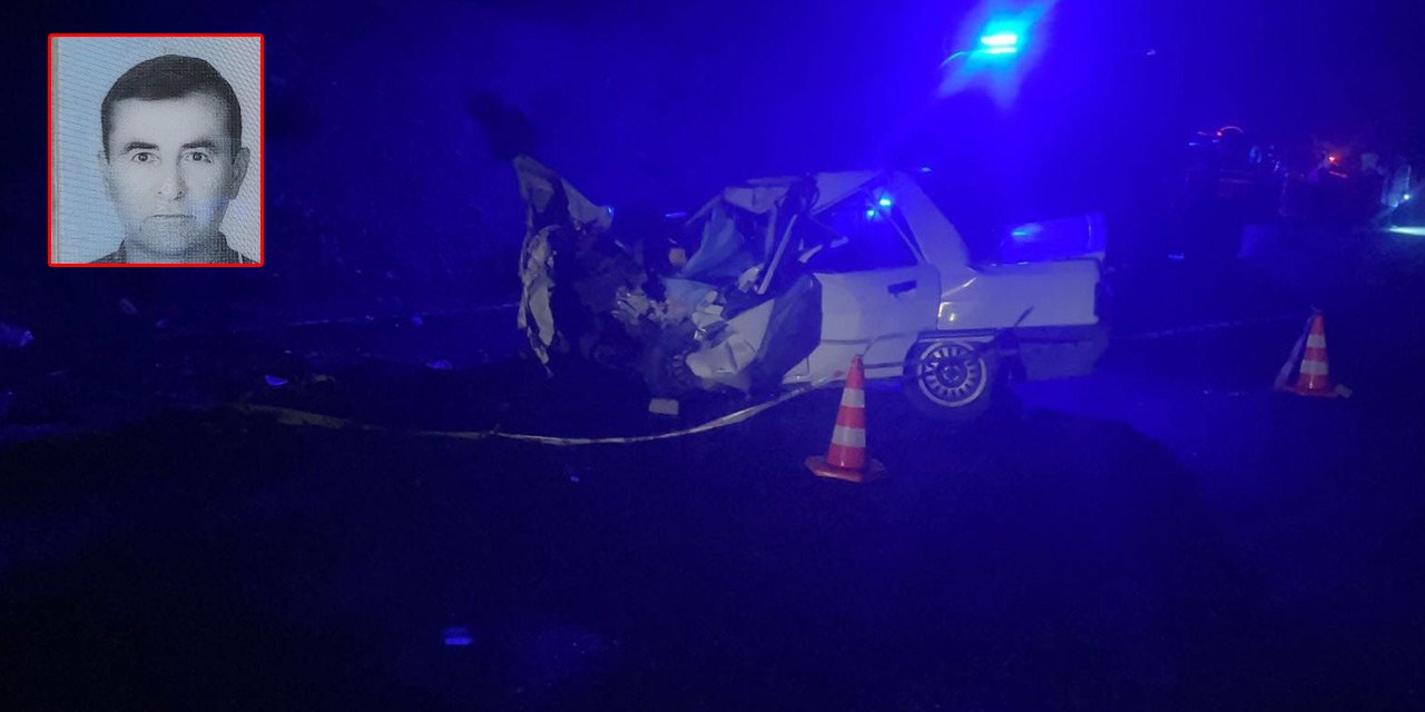 Düğün yolunda feci kaza: 1 ölü, 2 yaralı