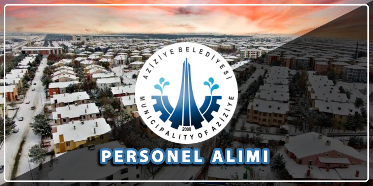 Erzurum Aziziye Belediyesi personel alımı 2023