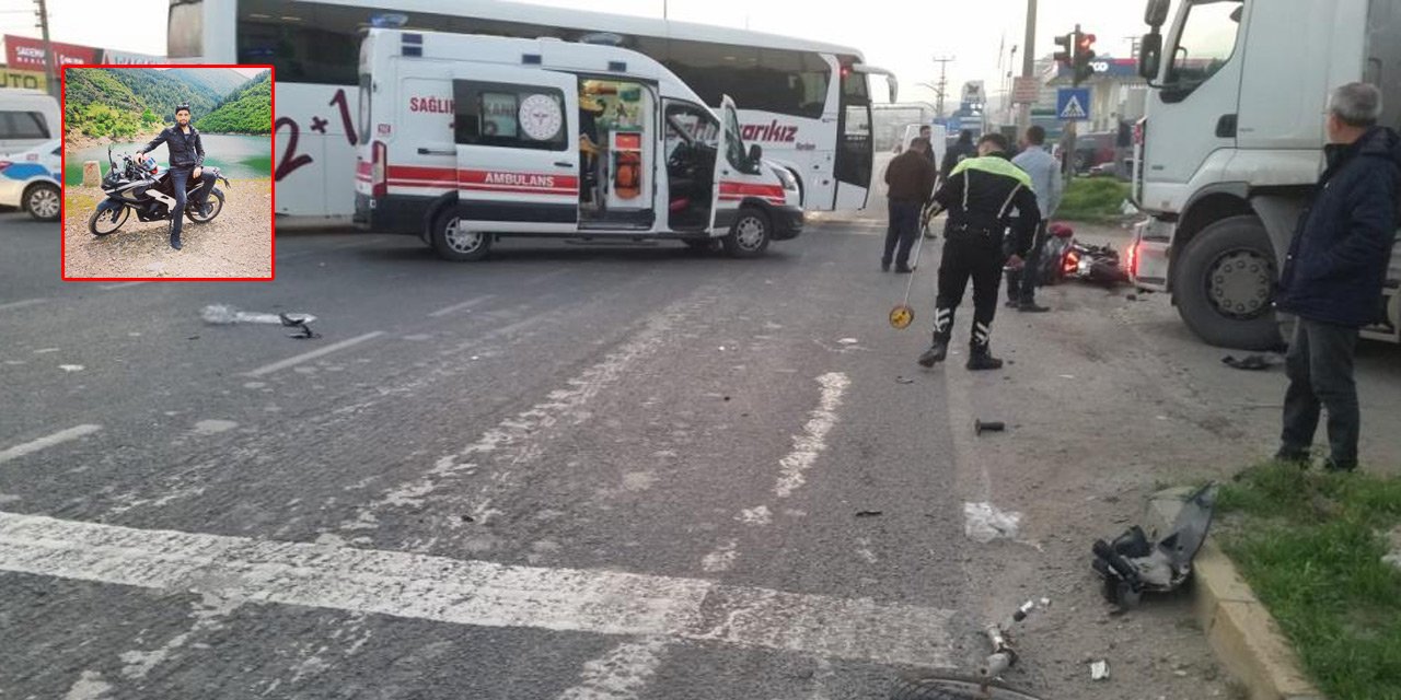 İki motosiklet çarpıştı: 2 ölü, 1 yaralı