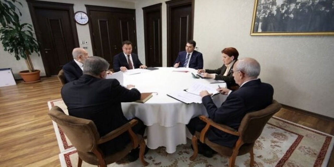 6’lı masa Cumhurbaşkanı adayını belirledi, açıklayacağı tarihi duyurdu