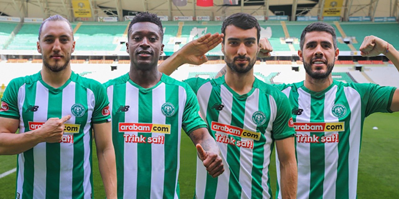 Son Dakika: Konyaspor, 4 yeni isme imza attırdı