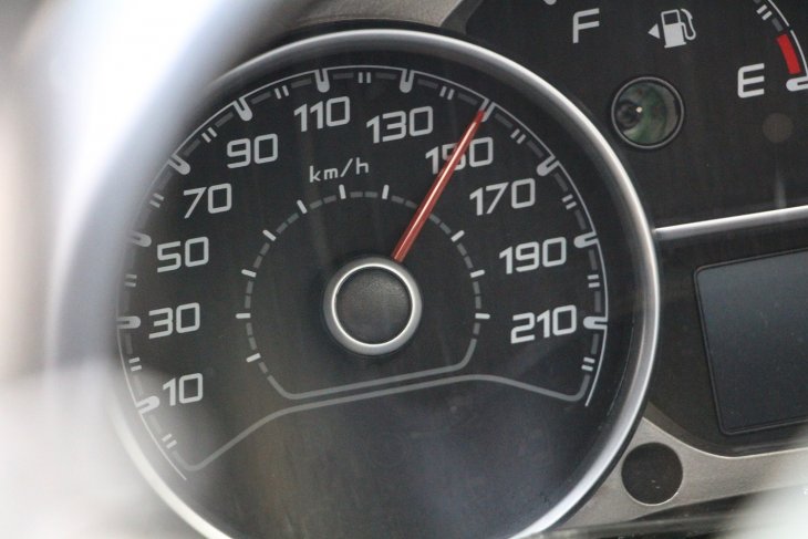 Hurdaya dönen aracın ibresi 150’de takılı kaldı