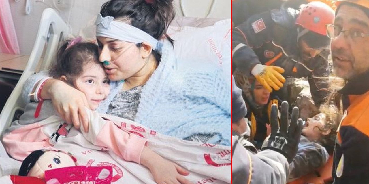 Enkaz altında depreme yakalanan Konya AFAD ekibi, anne ve kızını böyle kurtarmış
