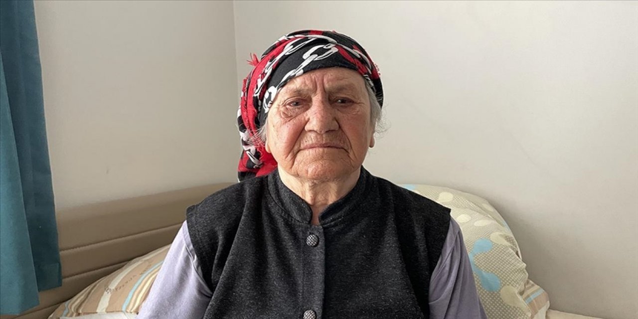 91 yaşındaki Fatma nine, depremden nasıl kurtulduğunu anlattı