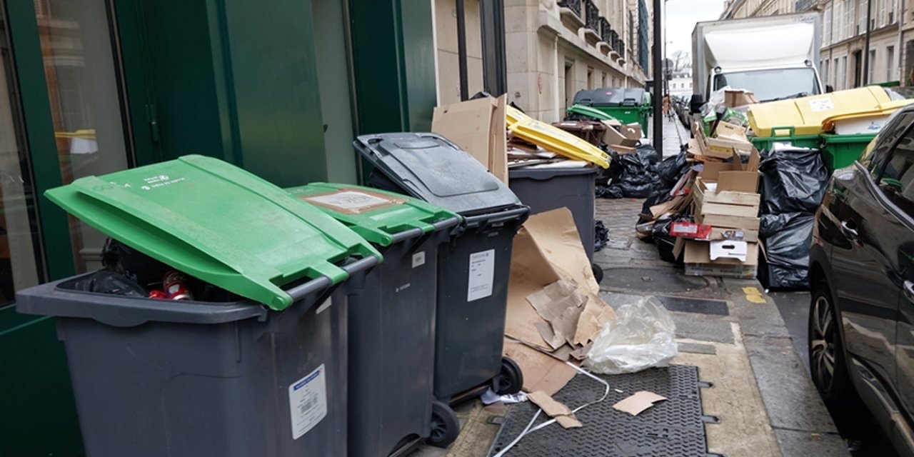 Fransa’da çöp yığınları sağlığı tehdit ediyor