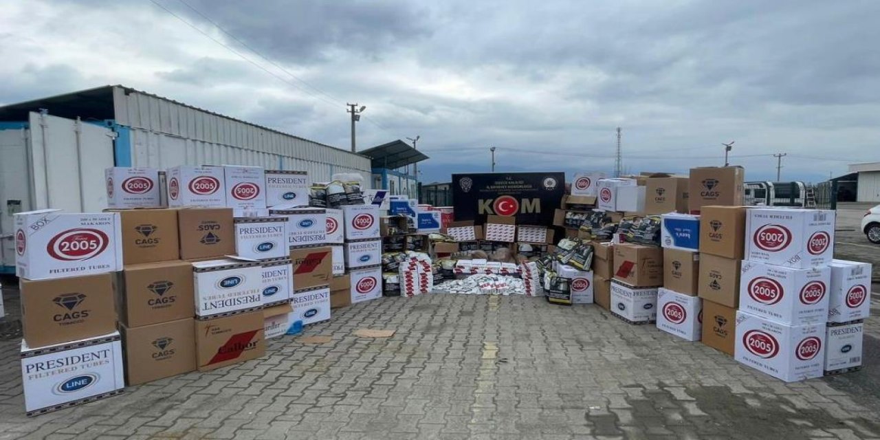Kaçak tütüncülere şok baskın