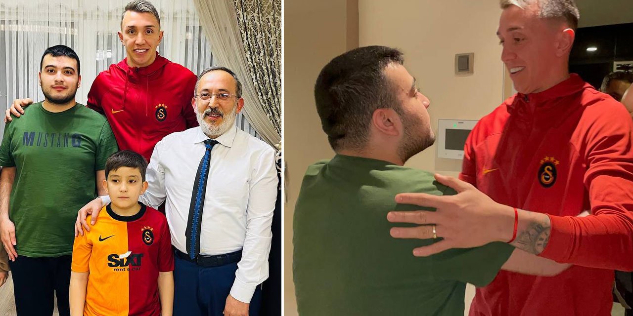 Fernando Muslera, Konya'da Tatlısu ailesini evinde ziyaret etti
