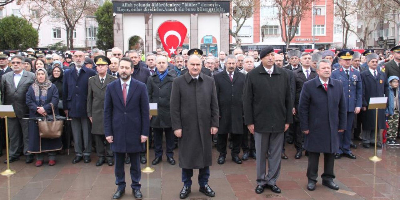 Konya’da Çanakkale şehitleri törenle anıldı