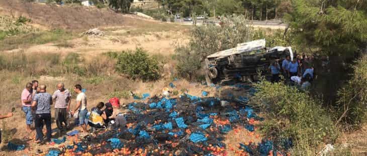 Tarım işçilerini taşıyan kamyon devrildi: 4 ölü, 8 yaralı