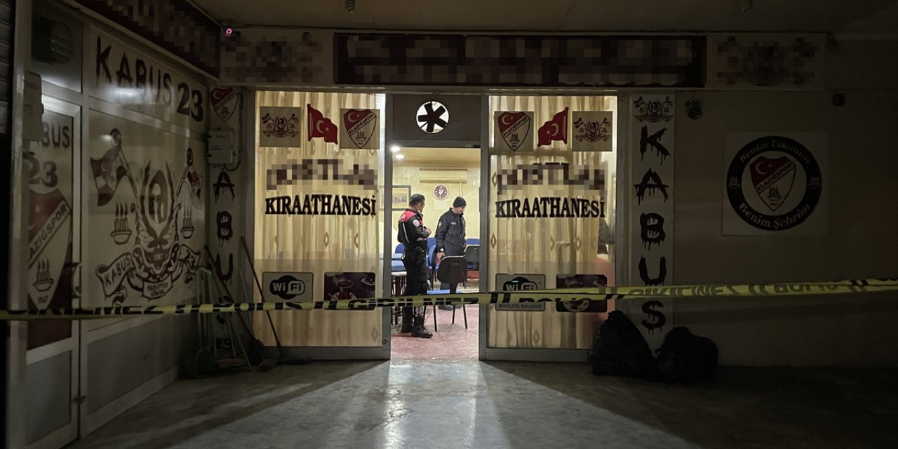 Kıraathaneye silahlı saldırı: 2 yaralı