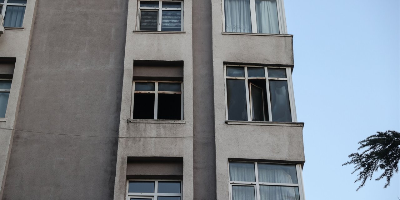 5 katlı binada yangın: 1 ölü