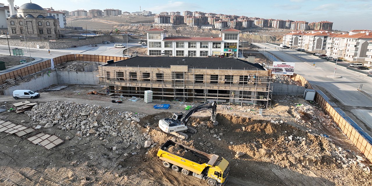 Konya’nın TOKİ mahallesinde iki yeni tesis yükseliyor