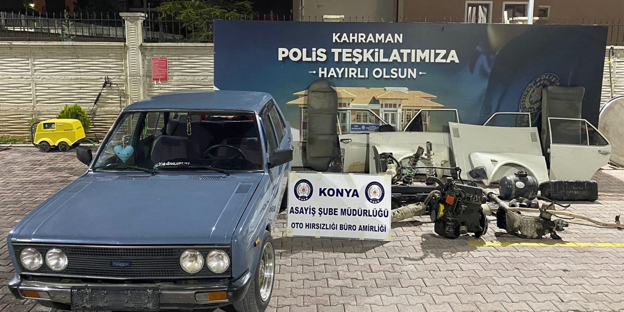 Konya'da yeni evlenen şüpheli çift polisten kaçamadı